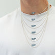 Large Travel Safe Compass Personalised St Christopher Silver Necklace