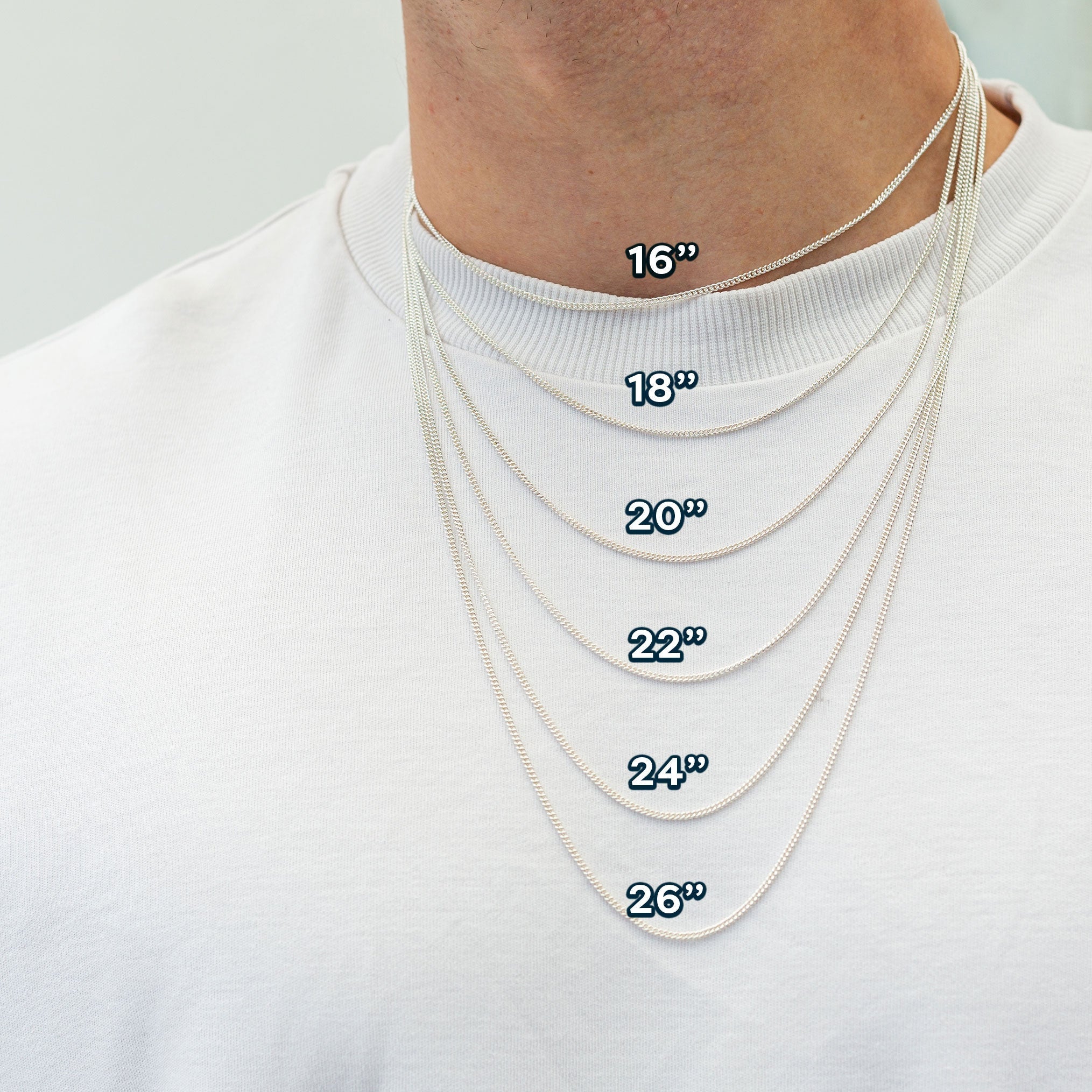 Octagon Vegvisir Viking Rune Personalised Silver Necklace