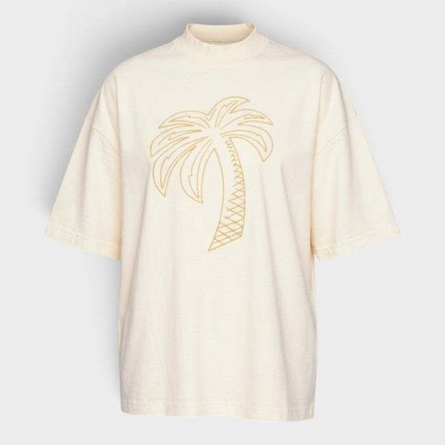 Palm Loose Tee White