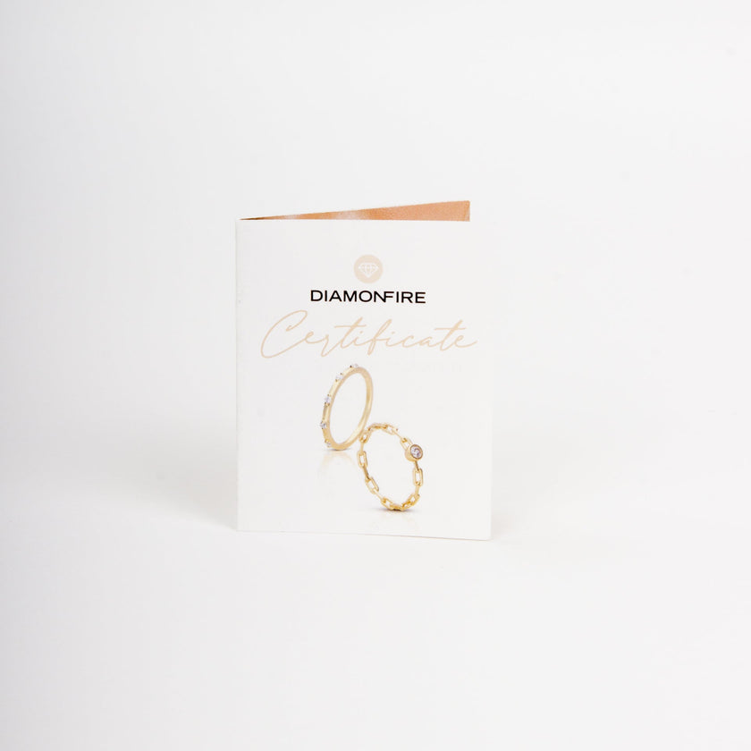 Diamonfire Tri-Stone Drop Earrings