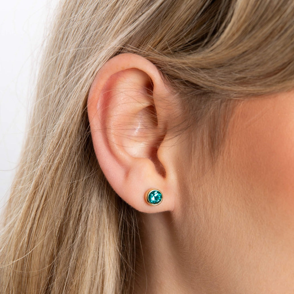 Beginnings Crystal Birthstone Earrings