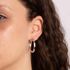 Beginnings Square Cut Hoop Earrings