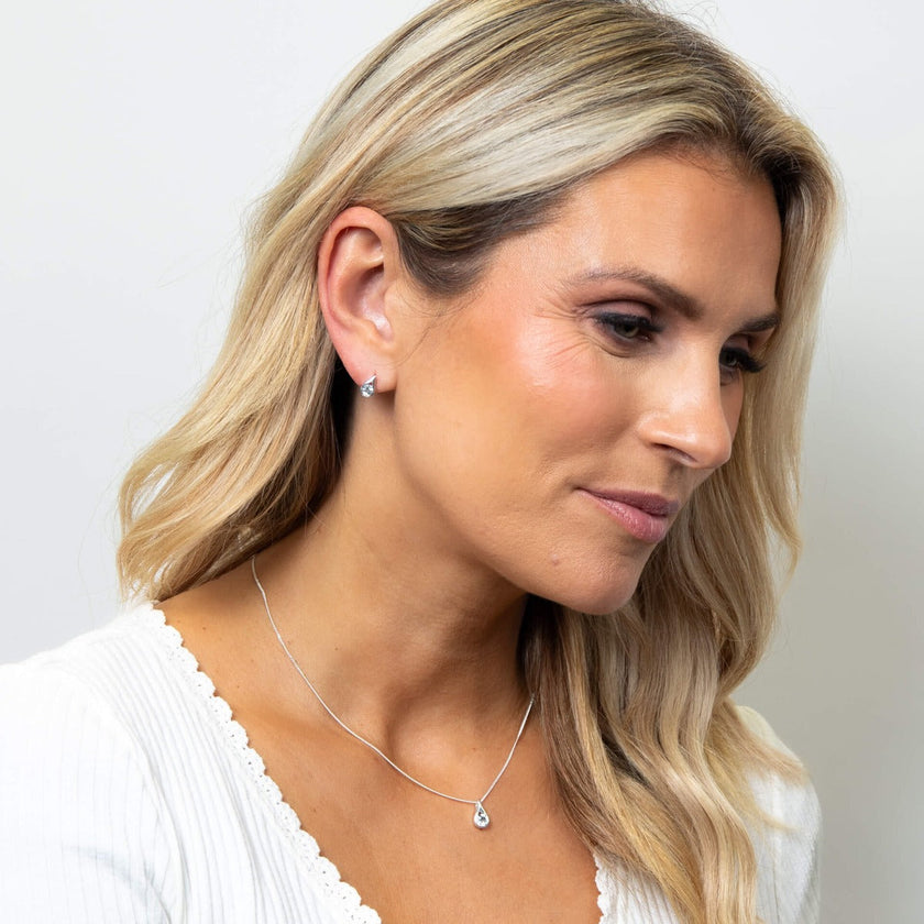 Beginnings Teardrop Stud Earrings