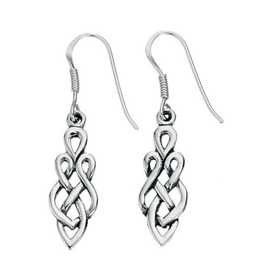 Beginnings Celtic Design Drop Earrings