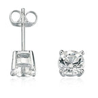 Fred Bennett Claw Set Clear Crystal Stud Earrings