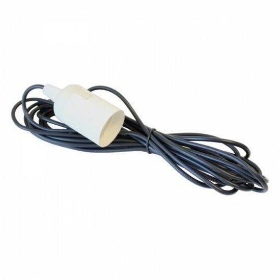 E27 12V Light bulb holder with a 5m 0.5mm cable with a bare end