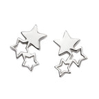 Beginnings Triple Star Stud Earrings