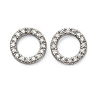 Beginnings Open Circle Earrings with Cubic Zirconia