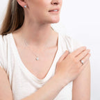 Diamonfire Pave Set Zirconia Heart Ring