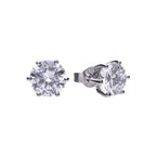 Diamonfire Six Claw Carat Stud Earrings