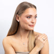 Diamonfire Shell Pearl and Zirconia Halo Ring