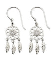 Boucles d'oreilles Beginnings Attrape-rêves avec oxydes de zirconium