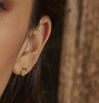 Beginnings Small Open Heart Stud Earrings