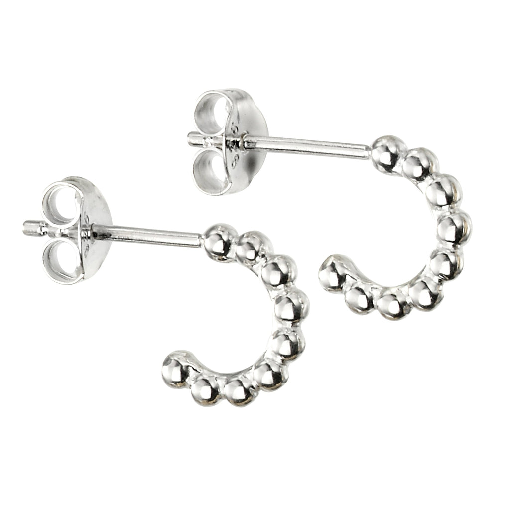 Beginnings 3/4 Ball Hoop Earrings