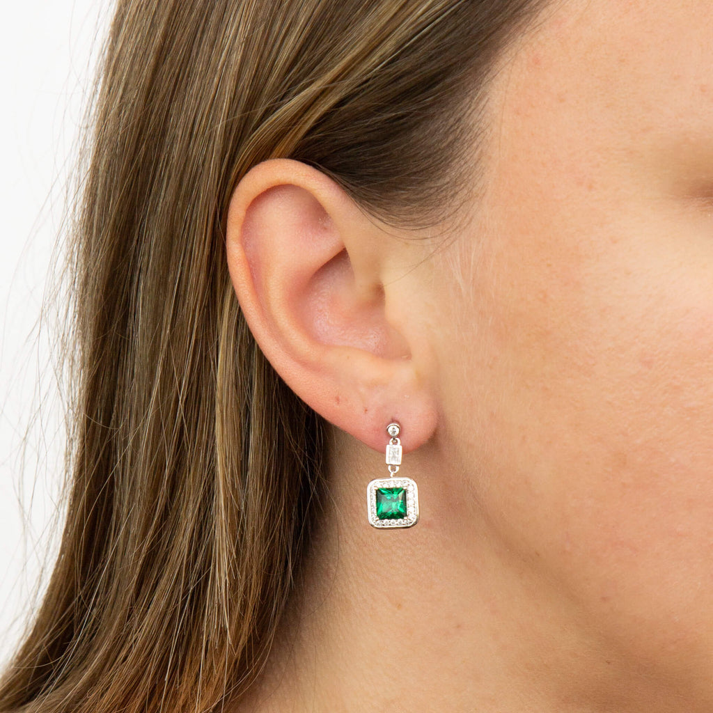 Diamonfire Art Deco Style Earrings