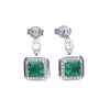 Pendientes estilo art déco Diamonfire
