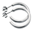 Beginnings Square Cut Hoop Earrings 21mm