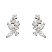 Beginnings Flower Cubic Zirconia Stud Earrings
