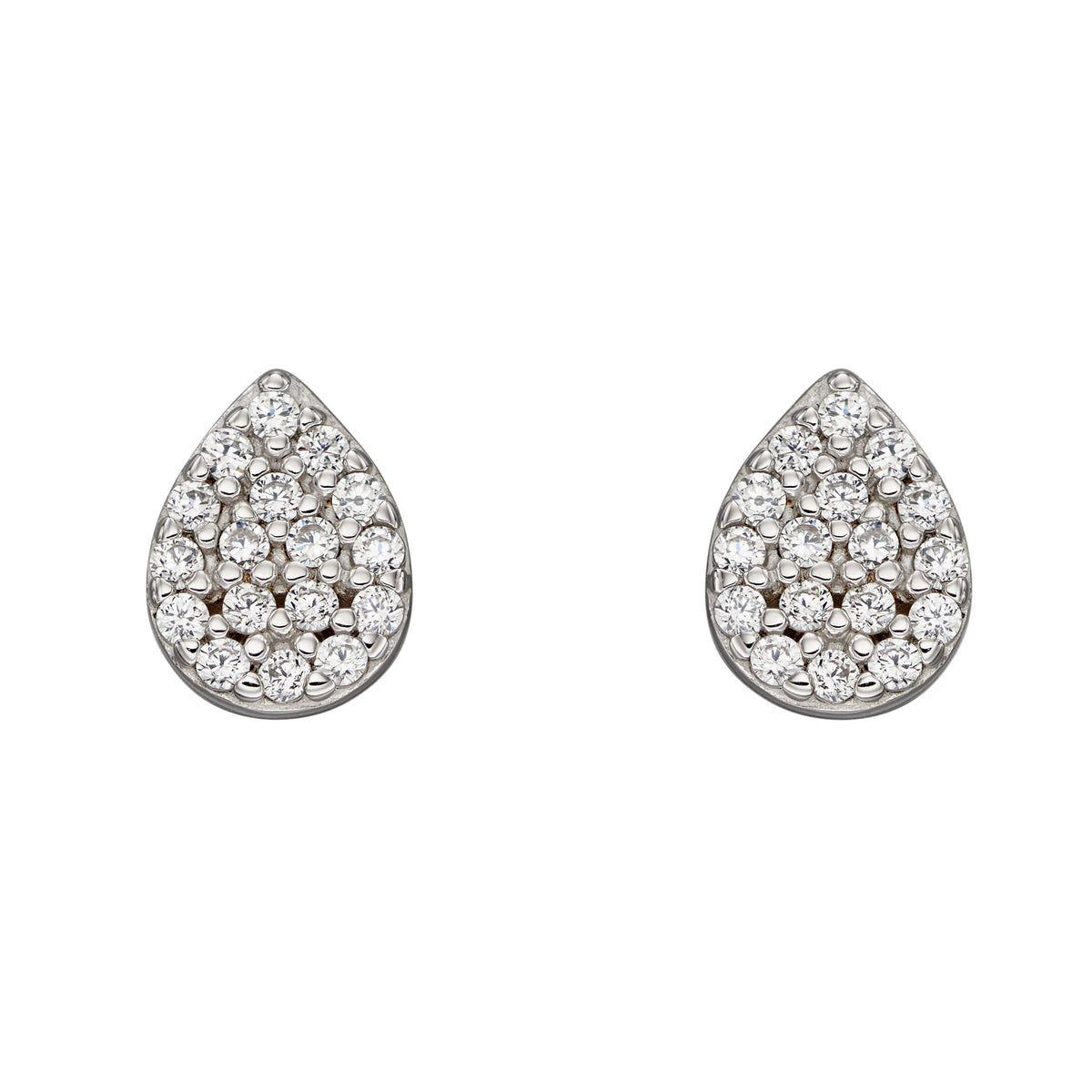 Beginnings Teardrop Cubic Zirconia Stud Earrings