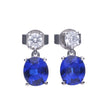 Diamonfire Oval Drop Earrings