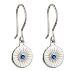 Beginnings Diamond Cut Disc Drop Earrings