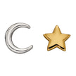 Beginnings Moon and Star Stud Earrings