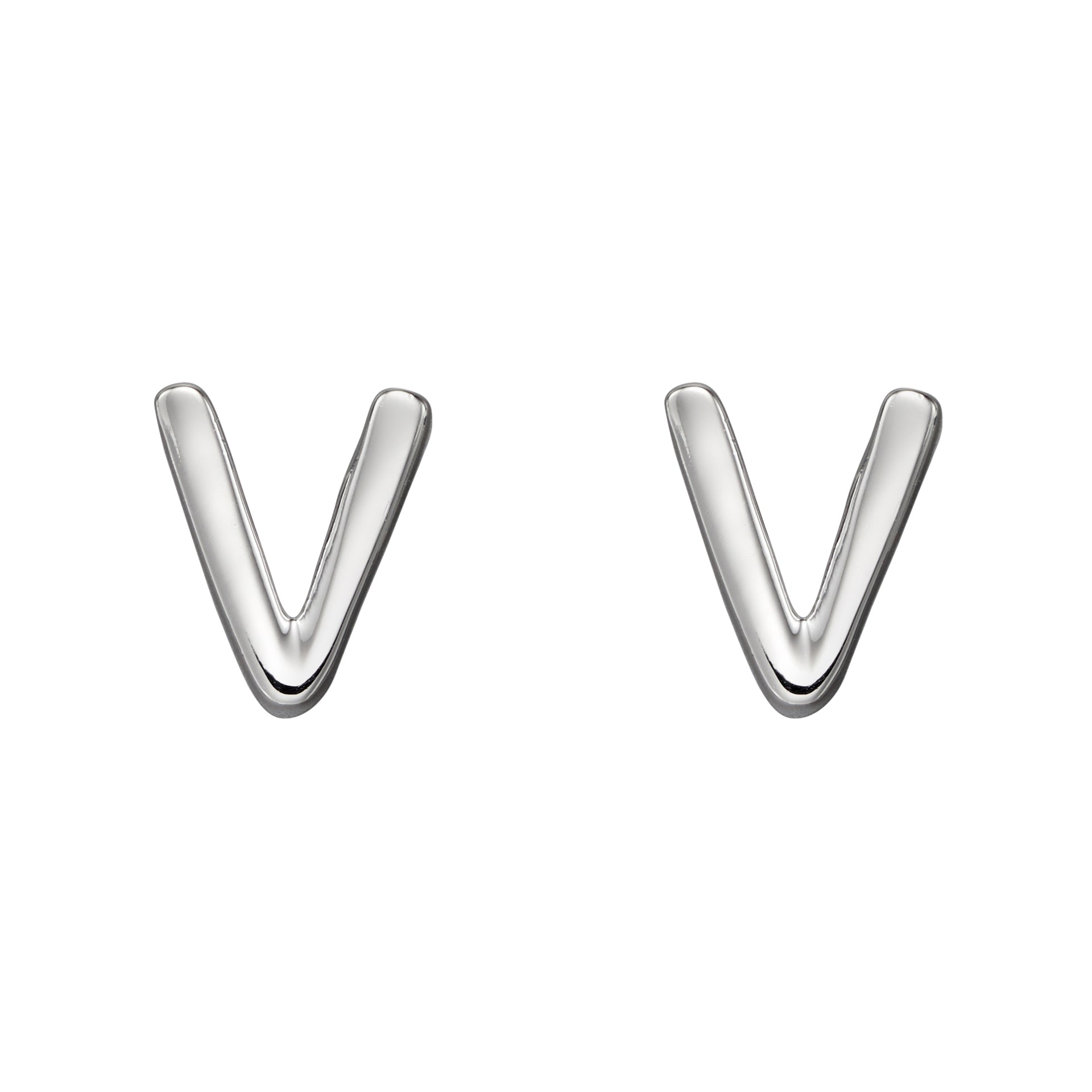 Beginnings Initial Stud Earrings