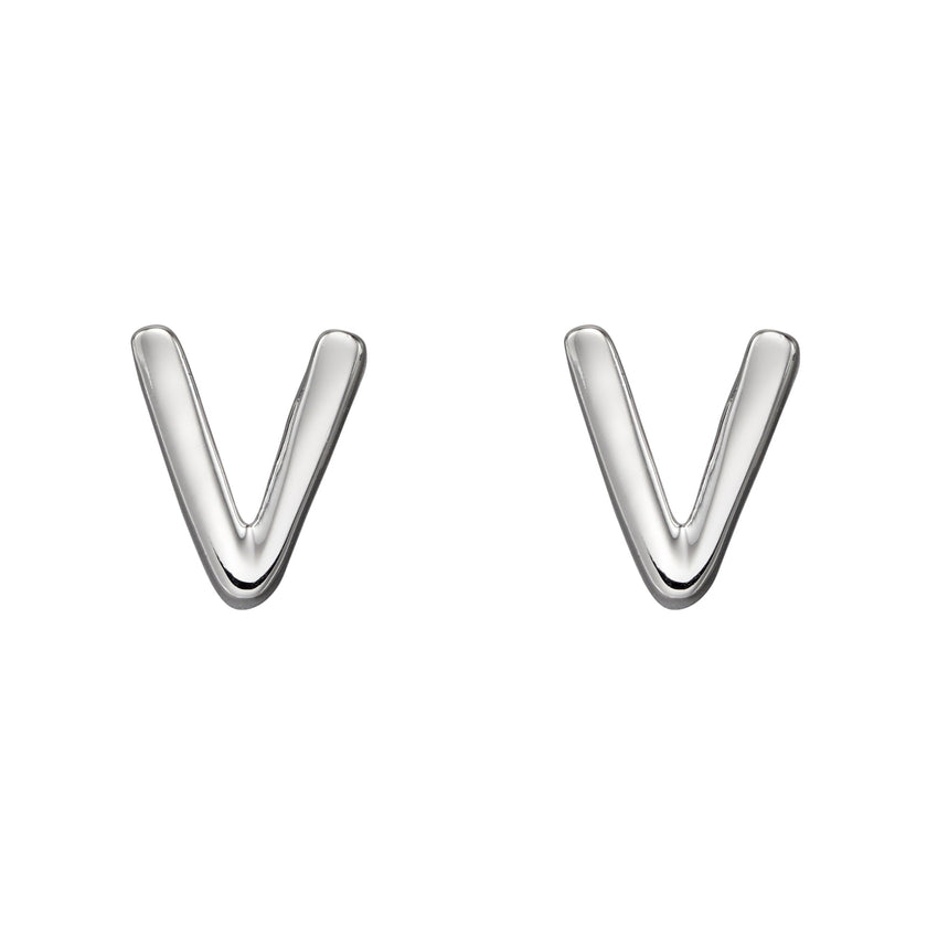 Beginnings Initial Stud Earrings