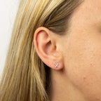 Beginnings Initial Stud Earrings