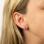Beginnings Initial Stud Earrings