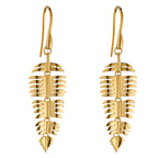 Beginnings Palm Leaf Drop Earrings