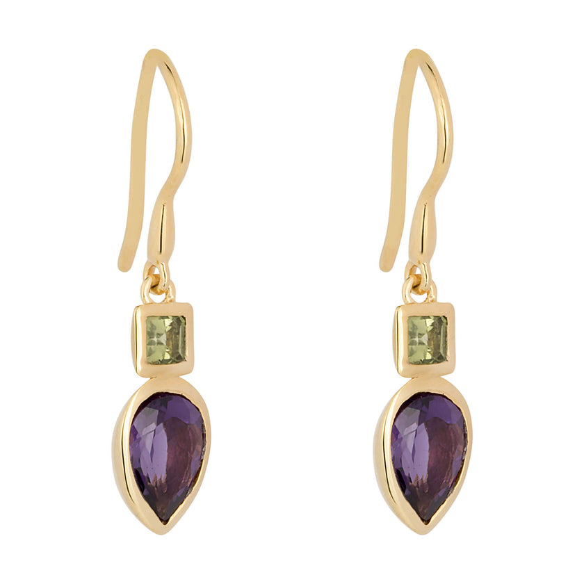 Beginnings Iris Petal Drop Earrings