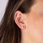 Beginnings Pearl and Cubic Zirconia Stud Earrings