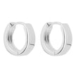 Beginnings Flat Profile Huggie Hoop Earrings