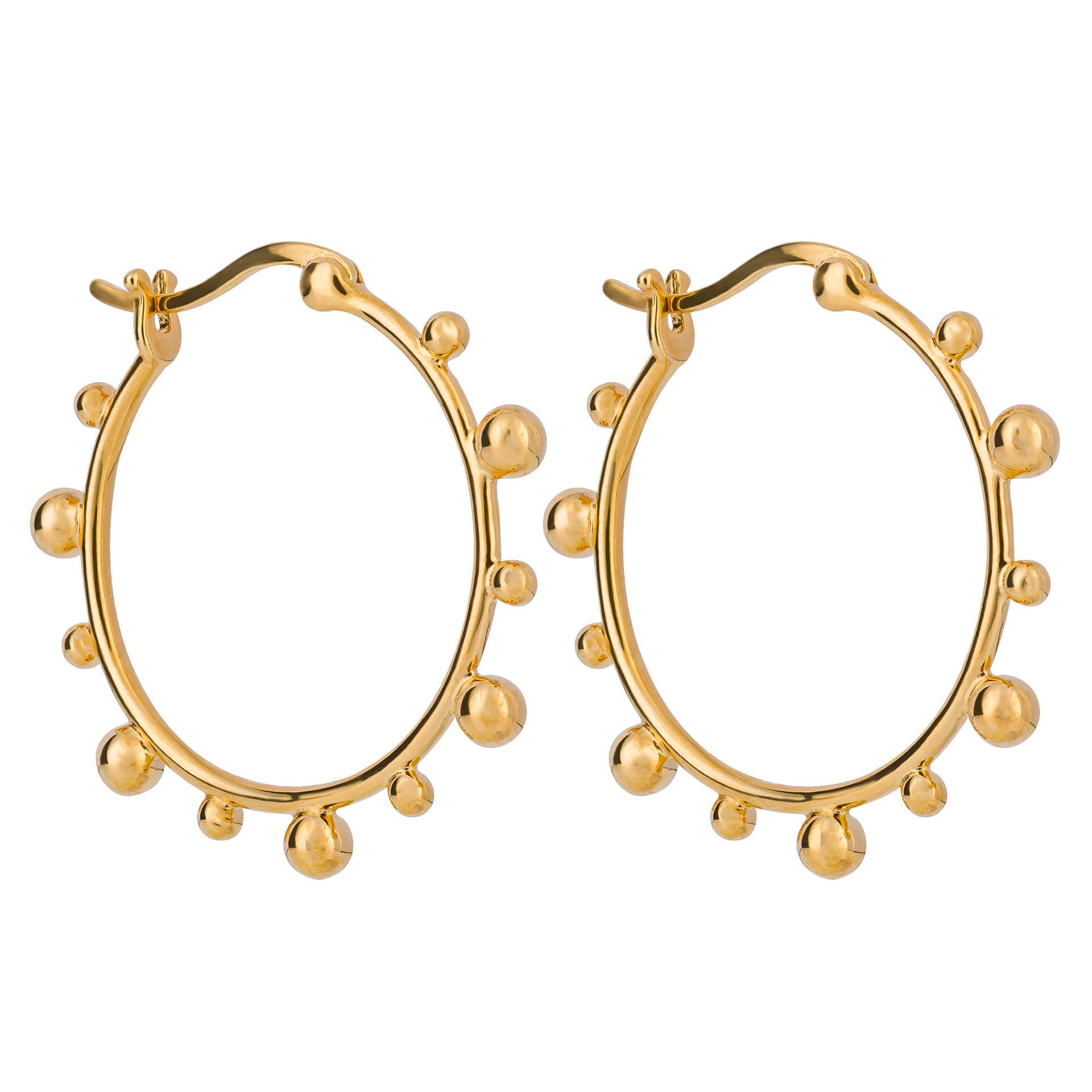 Beginnings Ball Hoop Earrings