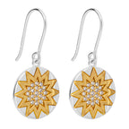 Beginnings Day and Night Drop Earrings with Cubic Zirconia