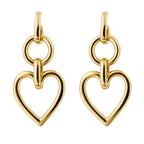 Beginnings Open Heart Drop Earrings