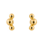 Beginnings Triple Ball Stud Earrings