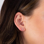 Beginnings Triple Cubic Zirconia Drop Stud Earrings
