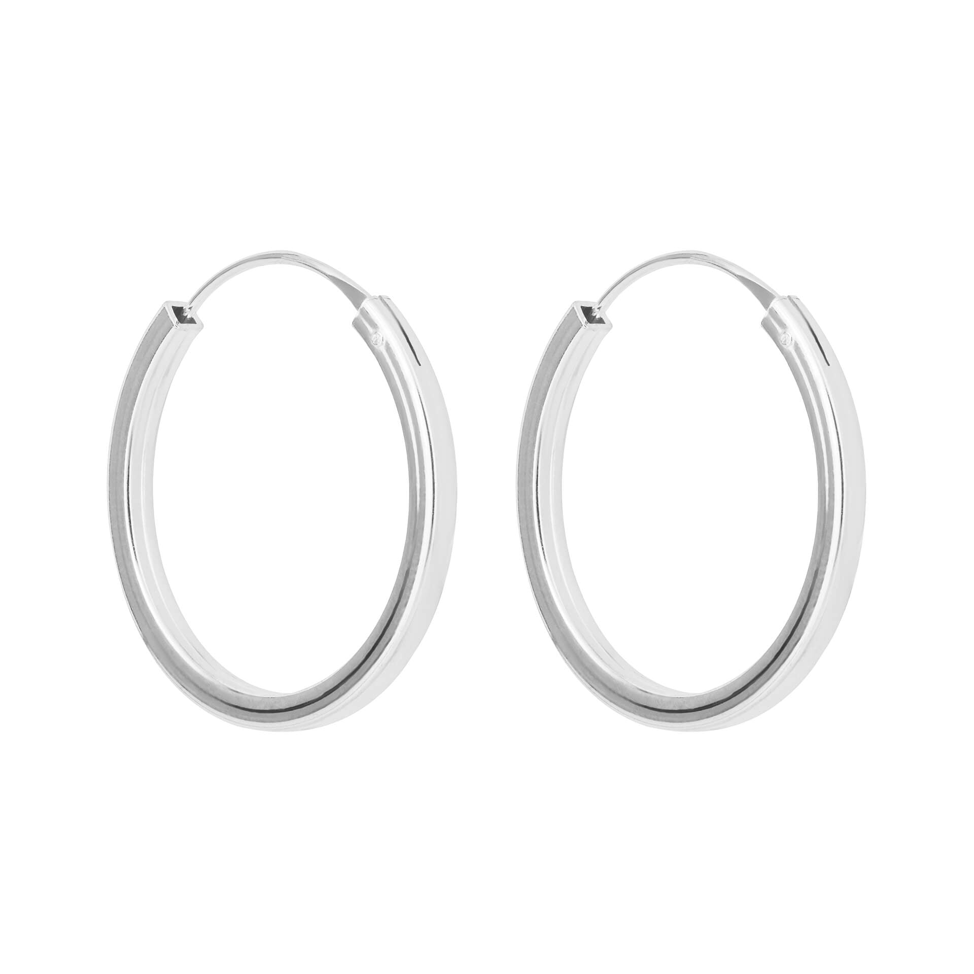 Beginnings Square Cut Hoop Earrings