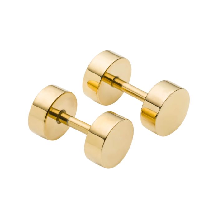 Fred Bennett Plain Round Stud Earrings