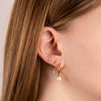Diamonfire Assembled Hoop Earrings with Drop