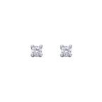Diamonfire Four Claw Solitaire Stud Earrings