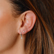 Diamonfire Assembled Hoop Earrings with Drop