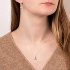 Beginnings Crystal Teardrop Pendant