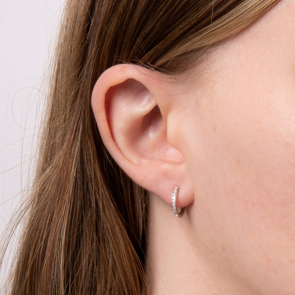 Beginnings Thin Hoop Earrings