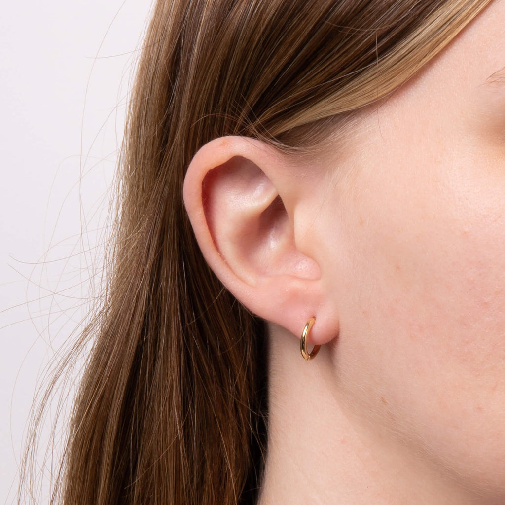 Beginnings Plain Hoop Earrings