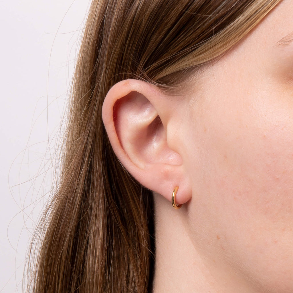 Beginnings Plain Hoop Earrings