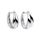 Beginnings Organic Wave Hoop Earrings