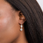 Beginnings Spray Textured Discs Drop Earrings